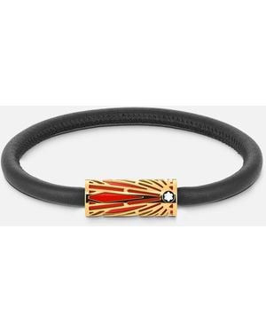 Montblanc Bracciale Meisterstück The Origin Collection Corallo - Nero