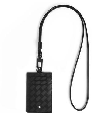 Montblanc Tarjetero con Bandolera de Piel Extreme - Negro
