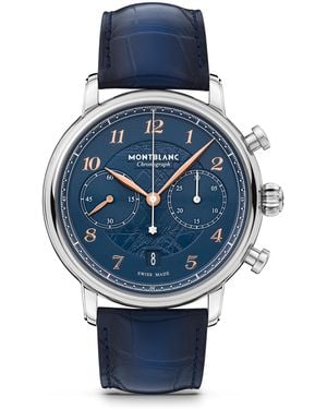 Montblanc Star Legacy Chronograph 42mm Limited Edition - Blau