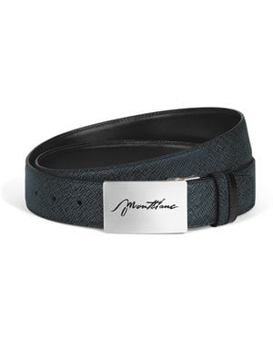 Montblanc Cintura Reversibile 35 mm - Nero