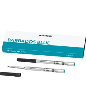 Montblanc 2x Kugelschreiberminen - Blau