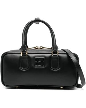 Miu Miu Arcadie Large Leather Bag - Black