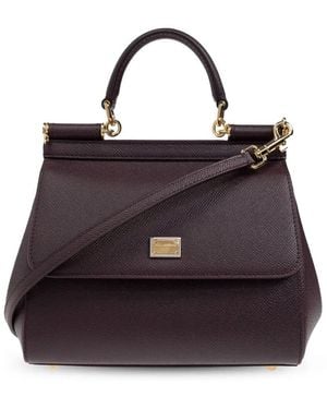 Dolce & Gabbana Small Hand Bag Sicily - Purple