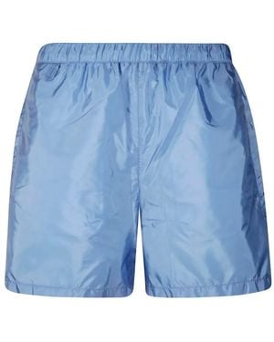 Prada Re-Nylon Swim Trunks - Blue