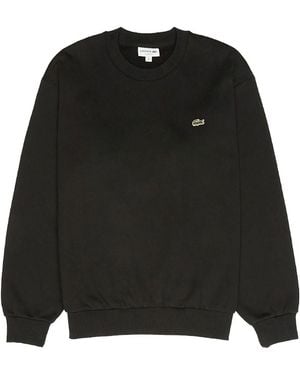 Lacoste Crew Neck Sweatshirt - Black