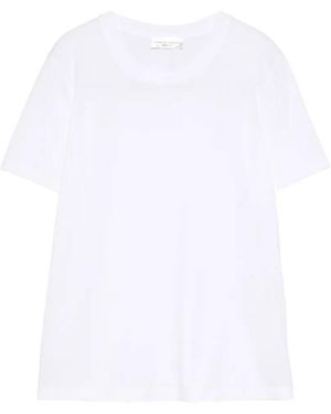 Roberto Collina Crewneck Cotton T-Shirt - White