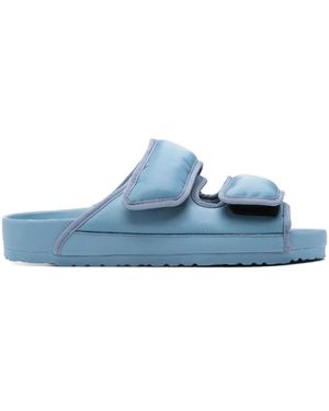 Birkenstock Arizona Cosny Nylon Double-Strap Sandals Shoes - Blue