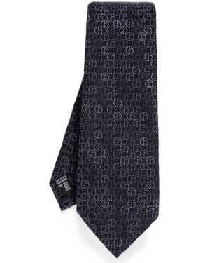 Giorgio Armani Silk Tie - Blue