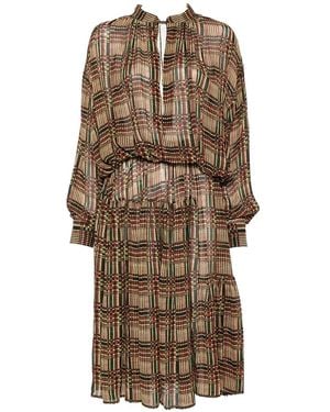 Dries Van Noten Abito Midi - Natural