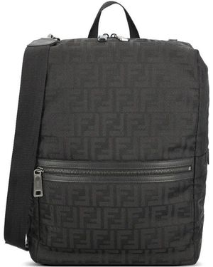 Fendi Zaino Lui Con Monogramma Ff - Nero