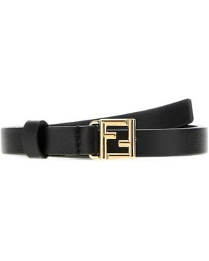 Fendi Ff Belt - White