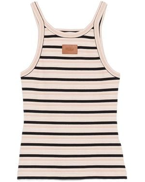 Fendi Multicolor Striped Cotton Knit Top