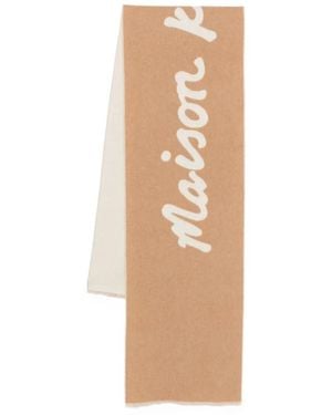 Maison Kitsuné Handwriting Scarf - Natural