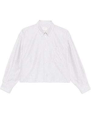 A.P.C. Sophia Striped Button-Down Shirt - White
