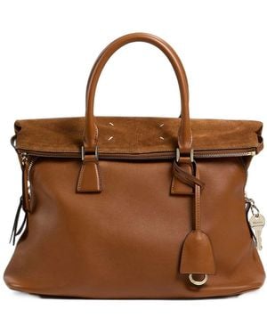 Maison Margiela 5Ac Soft Medium Bag Cogn - Brown