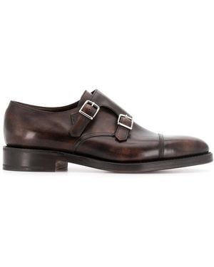 John Lobb Scarpe Monk William - Marrone