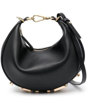 Fendi Borsa Hobo Graphy Mini - Nero
