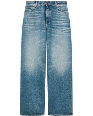 Golden Goose Stone-Washed Light Denim Boyfriend Jeans - Blue