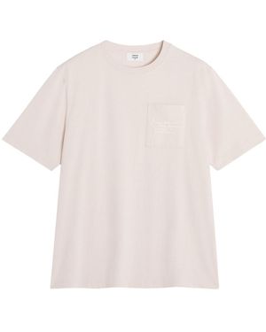 Maison Kitsuné Poetic Script Comfort Fit T-Shirt - White