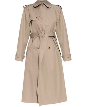 McQueen Alexander Mc Queen Cotton Coat - Neutro