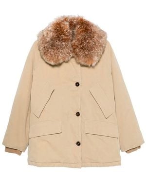 Prada Padded Jacket - Natural