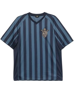 Fendi T-Shirt A Righe - Blu