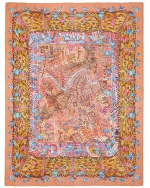 Faliero Sarti Collaboration With Paolo Fiumi: New Rome Stole - Pink