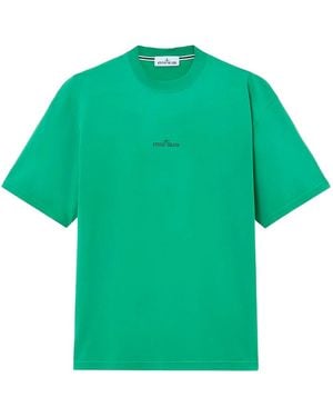 Stone Island Crew Neck T-Shirt - Green