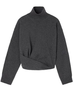 Rohe Róhe Sculptural Turtleneck Sweater - Grey