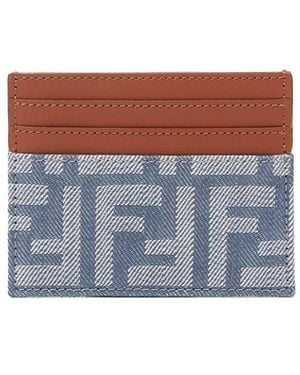 Fendi Baguette Card Case - White