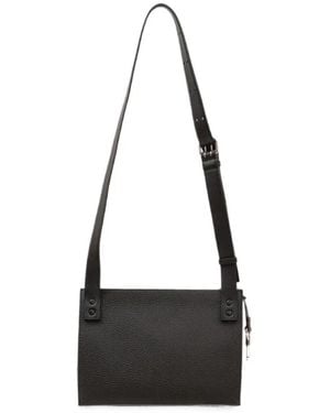 Givenchy Flat Pouch Bag With Shoulder Strap - Black