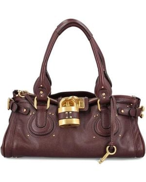 Chloé Paddington Bag - Purple