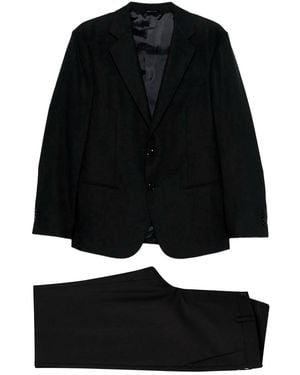 Giorgio Armani Single-Breasted Suit - Black