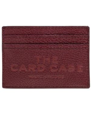 Marc Jacobs The Leather Card Case - Purple