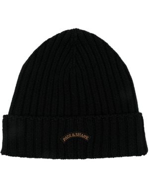 Paul & Shark Wool Hat - Black