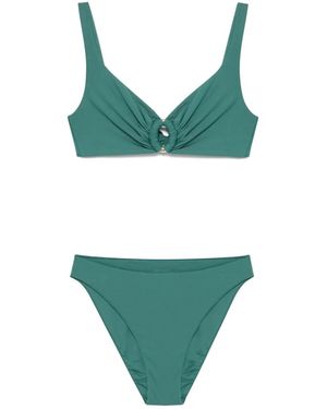 Fisico Ring-Detailing Bikini - Green