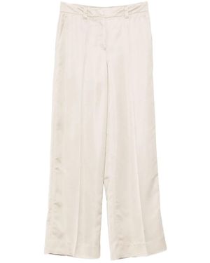 Incotex Neera Satin Pants - White