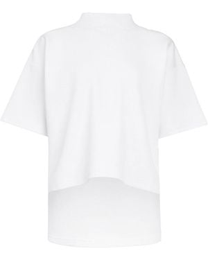 Alaïa Alaia Boxy Cotton T-Shirt - White