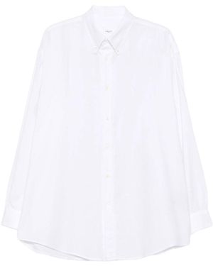 Cellar Door Ceola Button-down Cotton Shirt - White
