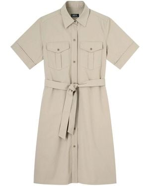 A.P.C. Sage Evy Dress - Natural