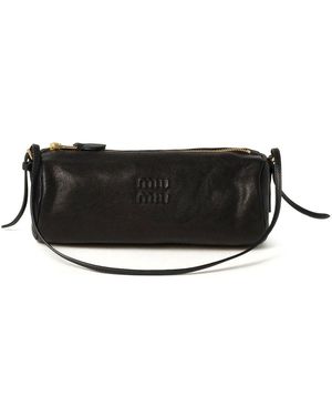 Miu Miu Nappa Pouch - Black