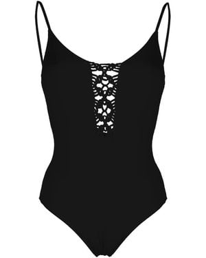 Fisico One-Piece Swimsuit - Black