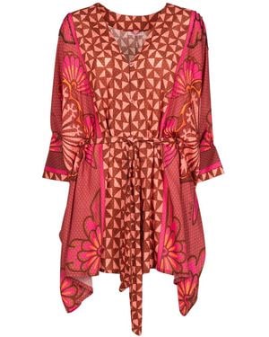 PIN UP Sea Short Jumpsuit - Red