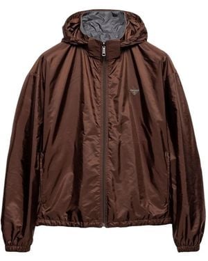 Prada Reversible Re-nylon Jacket - Brown