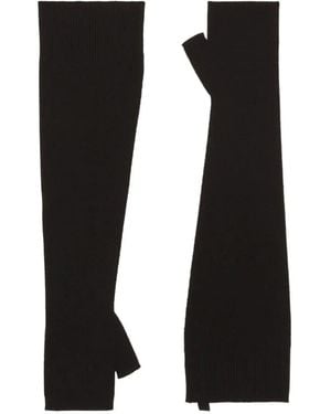 Dolce & Gabbana Half-Finger Gloves - Black