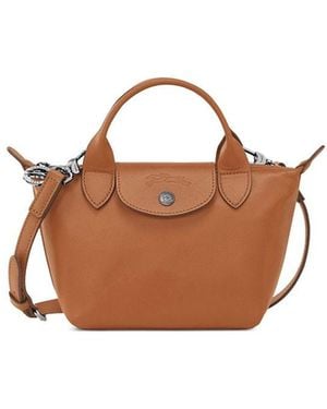 Longchamp Xs Handle Bag Le Pliage Xtra - Brown