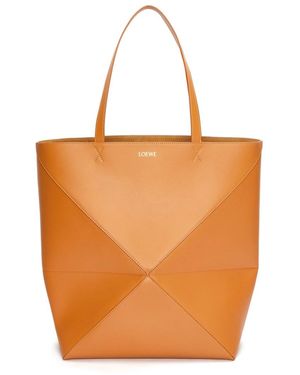 Loewe X Paula's Ibiza Extra Large Raffia Puzzle Fold Tote