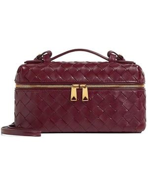 Bottega Veneta Bang Bang Intrecciato Vanity Case - Purple