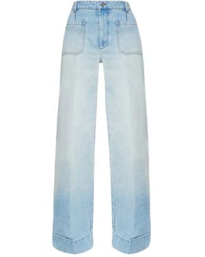 Victoria Beckham Alina Regular Fit Jeans - Blue