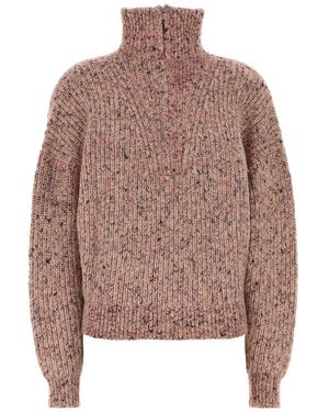 Isabel Marant Anita Pullover In Pink - Brown